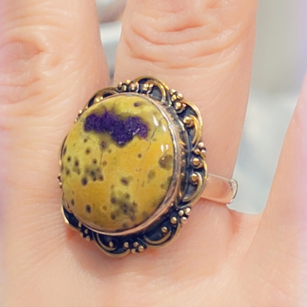 Atlantasite Sterling Silver Gemstone Ring
